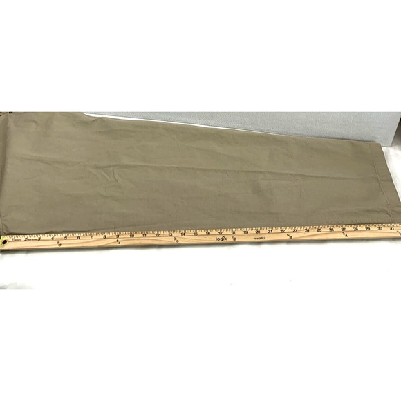 J‎ Riggins Pants Mens 33 M Sportswear Khaki Trousers Tan Cotton Workwear - Picture 7 of 11